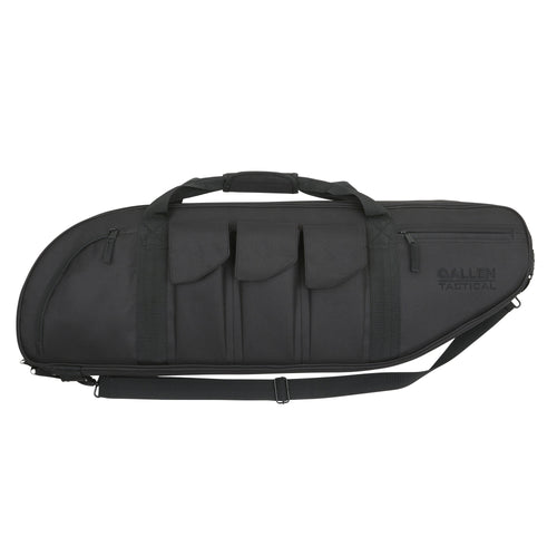 Allen Company Battalion Tactical Rifle Case - 42-Inch Black Endura Material with Multiple Pockets and Detachable Shoulder Strap