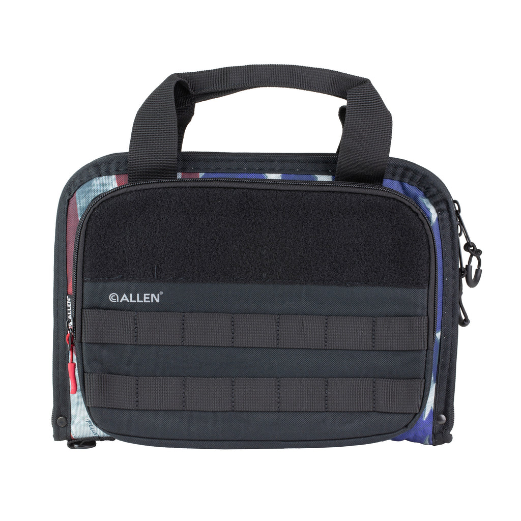 Allen Company Victory Series Double Pistol Case with MOLLE Loops and Front Storage Pouch