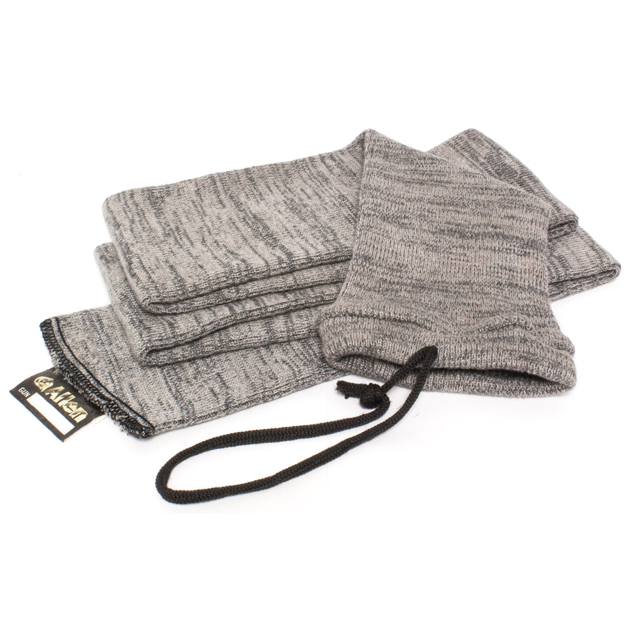Allen Company Knit Gun Sock 52 Gray - Pack of 6 for Firearm Protection