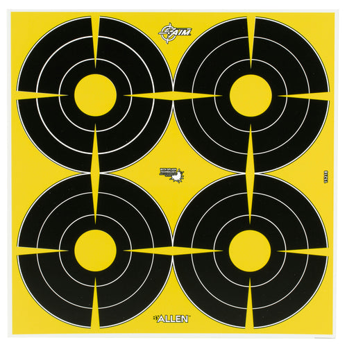 Allen Company EZ Aim Non-Adhesive 12x12 Target - 8 Pack with Splash Technology