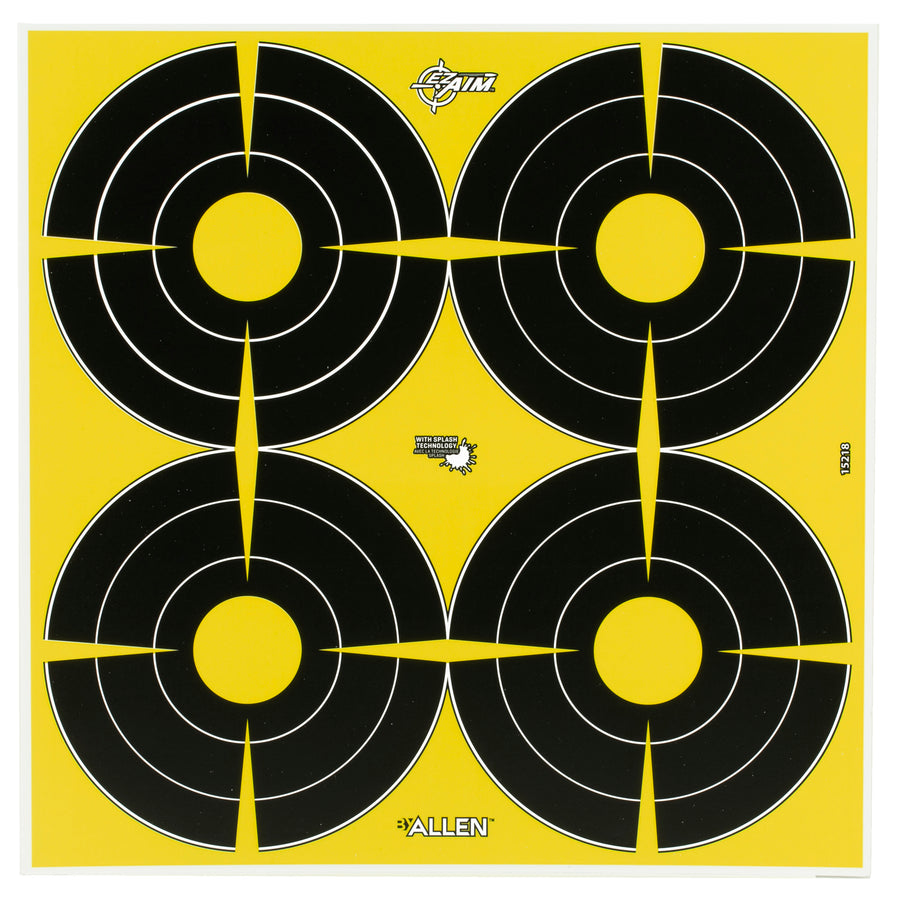 Allen Company EZ Aim Non-Adhesive 12x12 Target - 8 Pack with Splash Technology