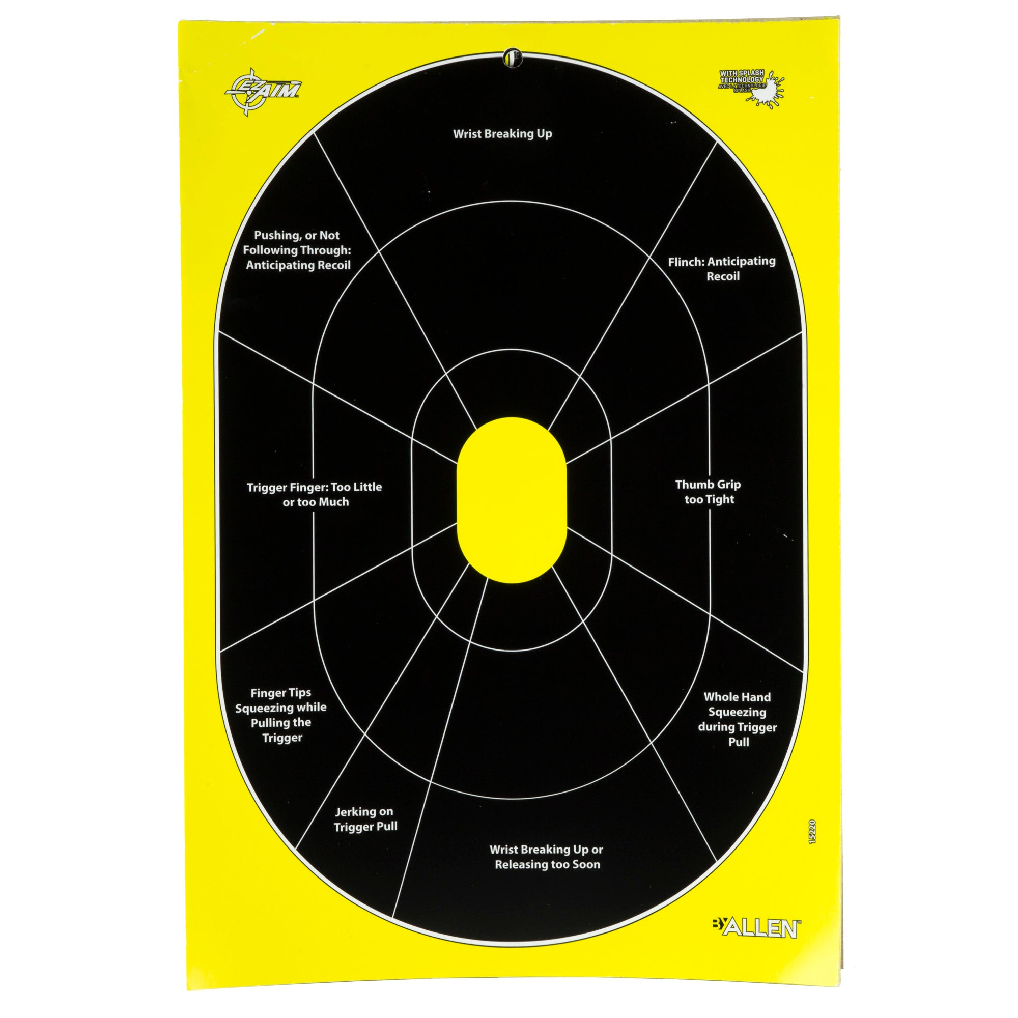 Allen Company EZ Aim Adhesive 12x18 Inch Targets - 30 Pack for Archery and Shooting Practice