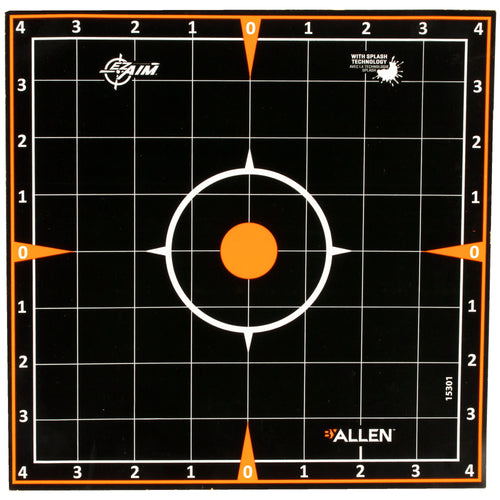 Allen Company EZ Aim Adhesive 8x8 Inch Sight-In Grid Targets (5 Pack)