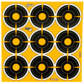Allen Company EZ Aim Adhesive Splash Reactive Paper Shooting Targets - 2 Inch, 12 Sheets