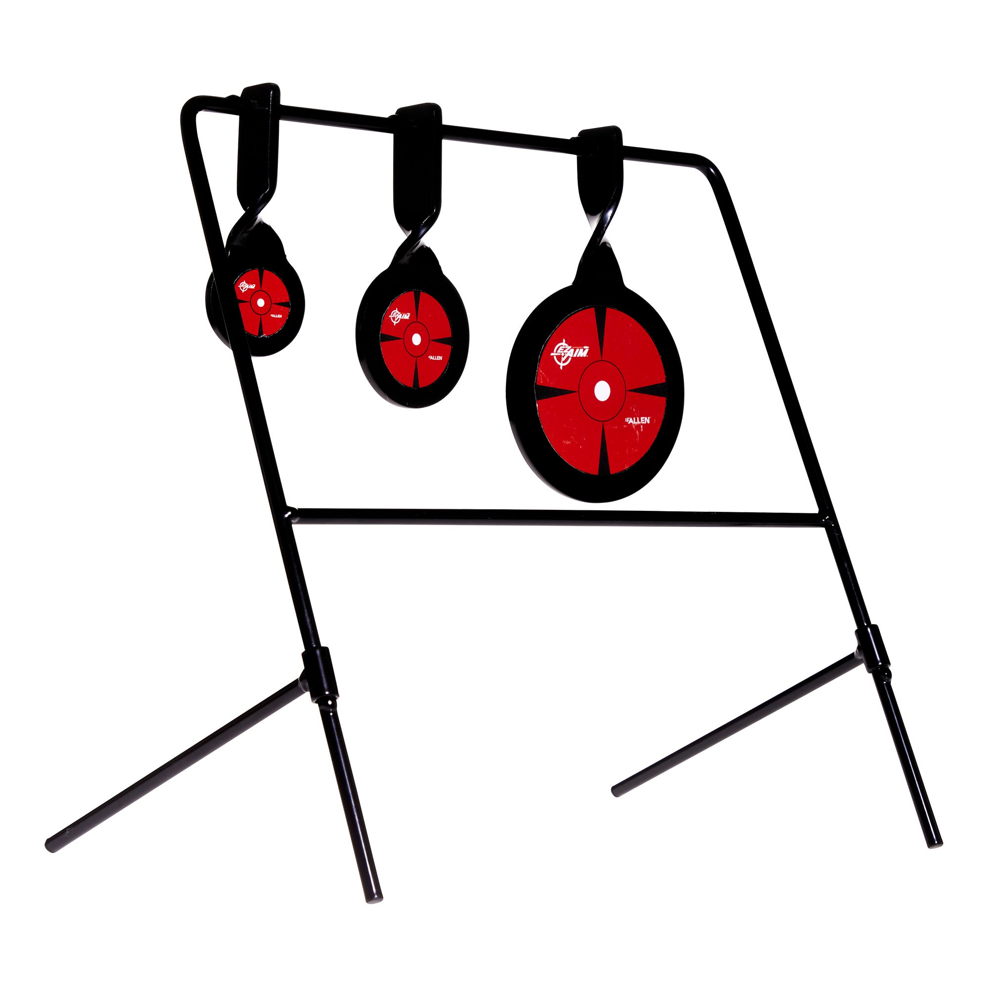 Allen Company EZ Aim Triple Deflector Spinner Target System - Portable Steel Shooting Target for Rimfire .22 Caliber