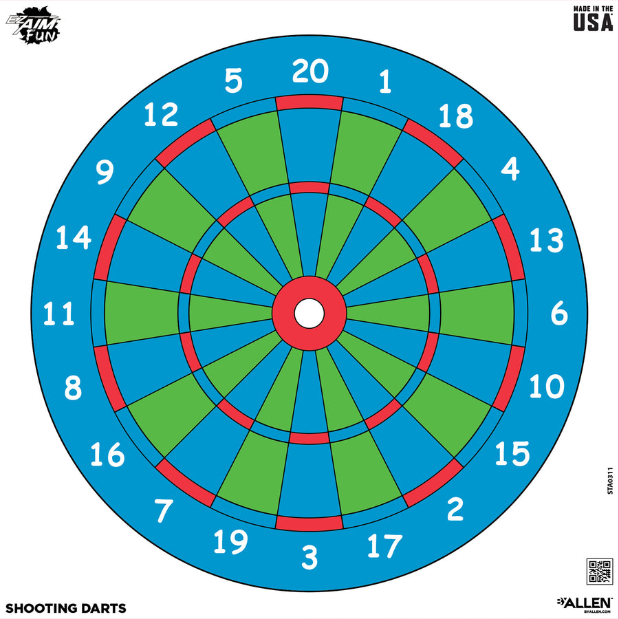 Allen Company EZ Aim Fun Plinking Targets – 8x8 Inch Pack of 9