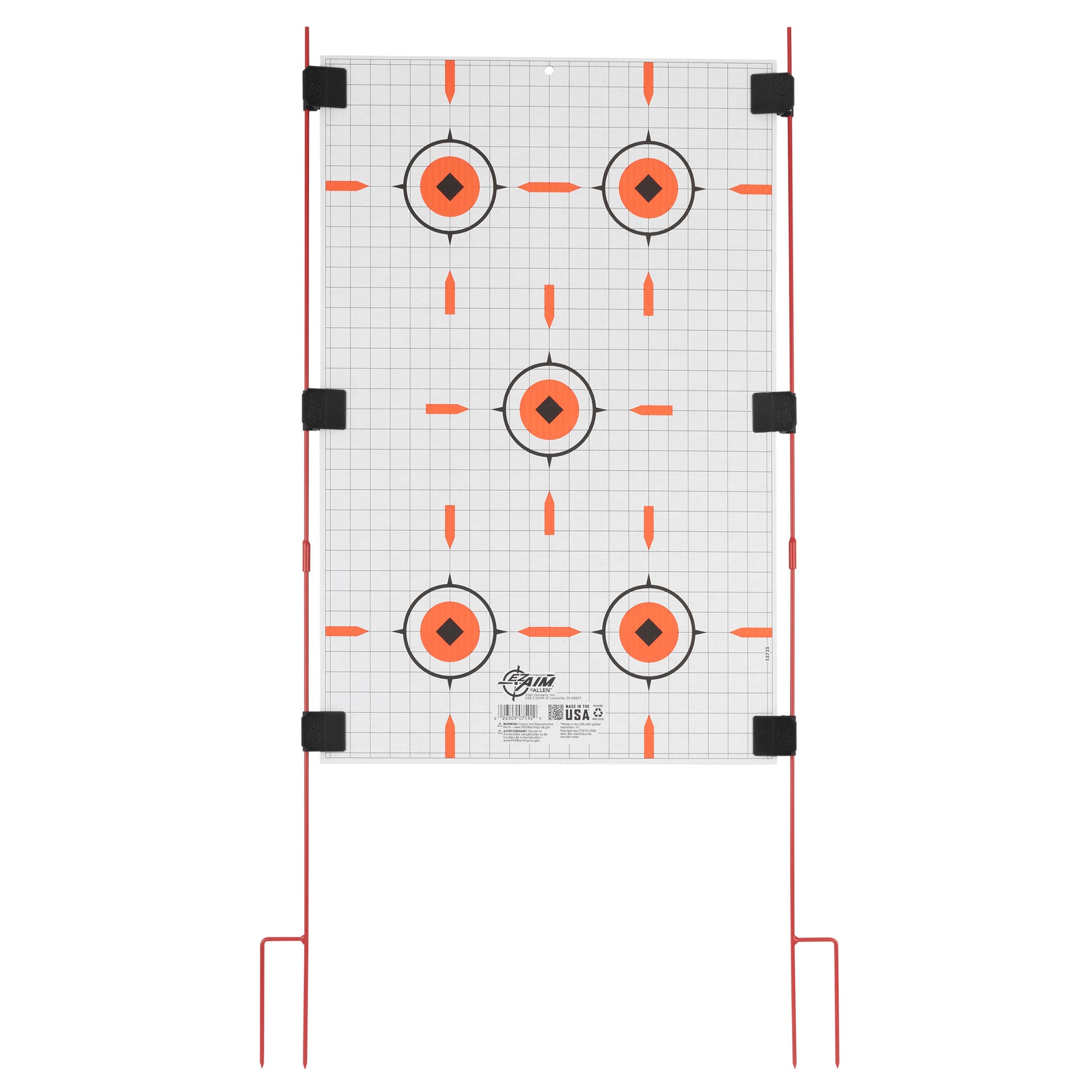 Allen Company EZ Aim Stow-N-Go Target Stakes - Quick Setup and Takedown Target Support System