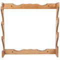 Allen Company Four Gun Wooden Wall Rack - Natural Finish and Solid Wood Construction