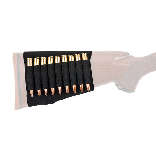 Allen Company Part 206 Ammo Pouch in Black - Heavy Duty Elastic Cartridge Holder
