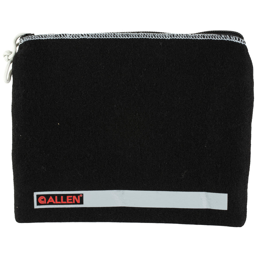 Allen Company Lockable Handgun Storage Pouch 9x7 inches - Black Fleece for Secure and Portable Firearm Storage