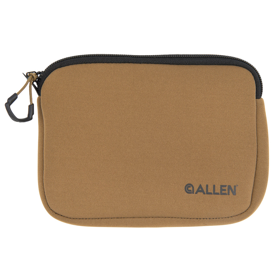 Allen Company Neoprene Pistol Pouch Model 3636 - Compact 7-Inch Gun Case in Black or Flat Dark Earth