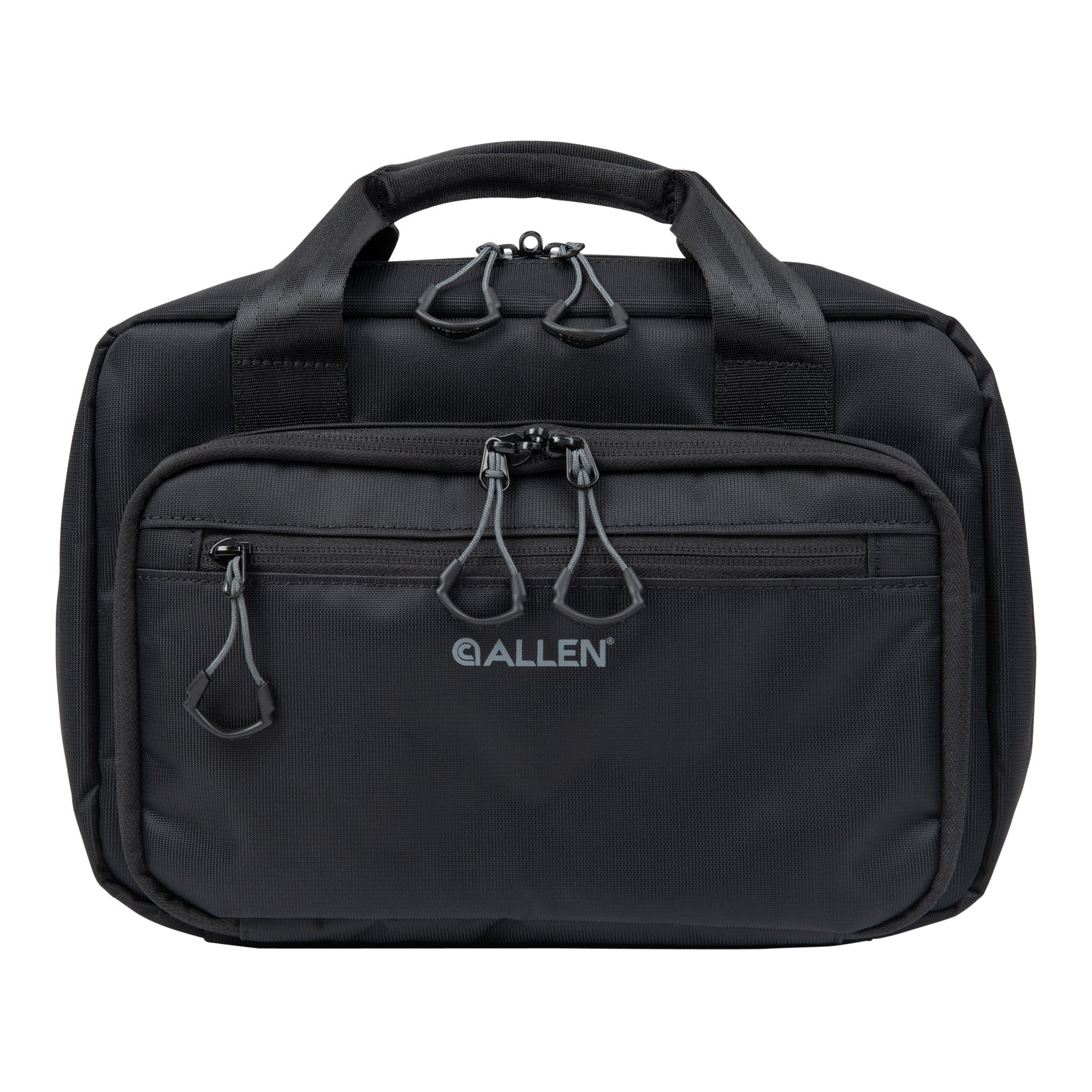 Allen Company Double Pistol Bag Black – Rugged Nylon Pistol Case for Safe Transport