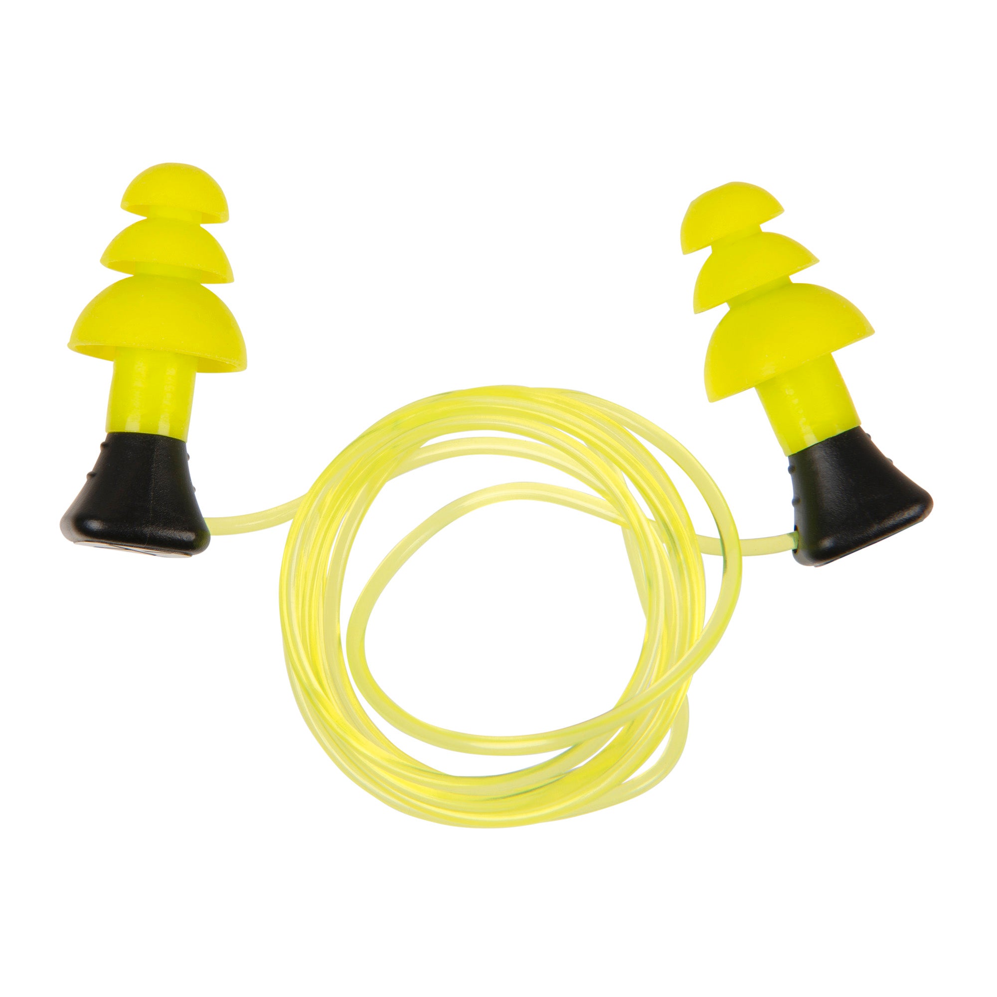 Allen ULTRX Corded Silicone Ear Plugs - Yellow, Pack of 3