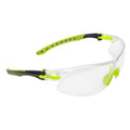 Allen Company ULTRX Keen Safety Glasses in Lime Green with Clear Lenses