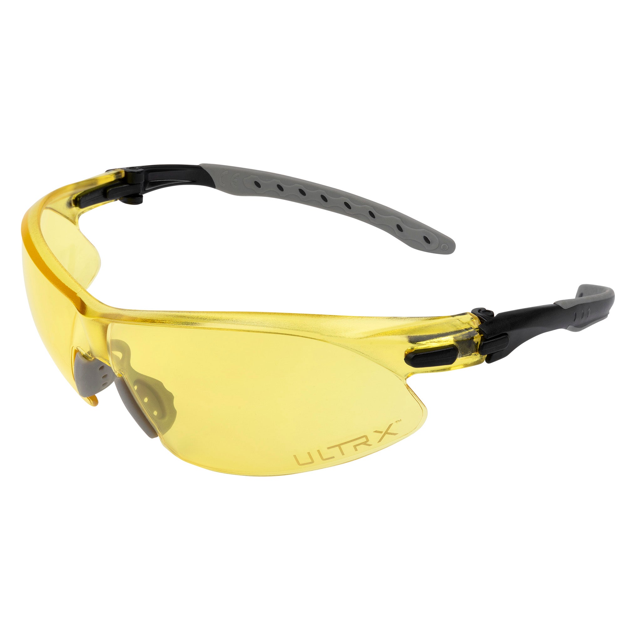 Allen Company ULTRX Keen Safety Glasses in Yellow – Impact-Resistant Eye Protection