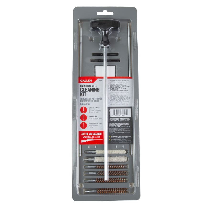 Allen Company Rifle Cleaning Kit Model 70730 for .22 to .30 Caliber Rifles