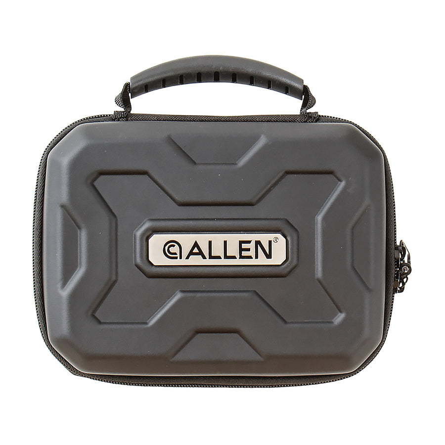 Allen Company Exo Handgun Case - 9x6.25 Inch Pistol Storage with Thermo-Molded Exoskeleton and Foam Interior