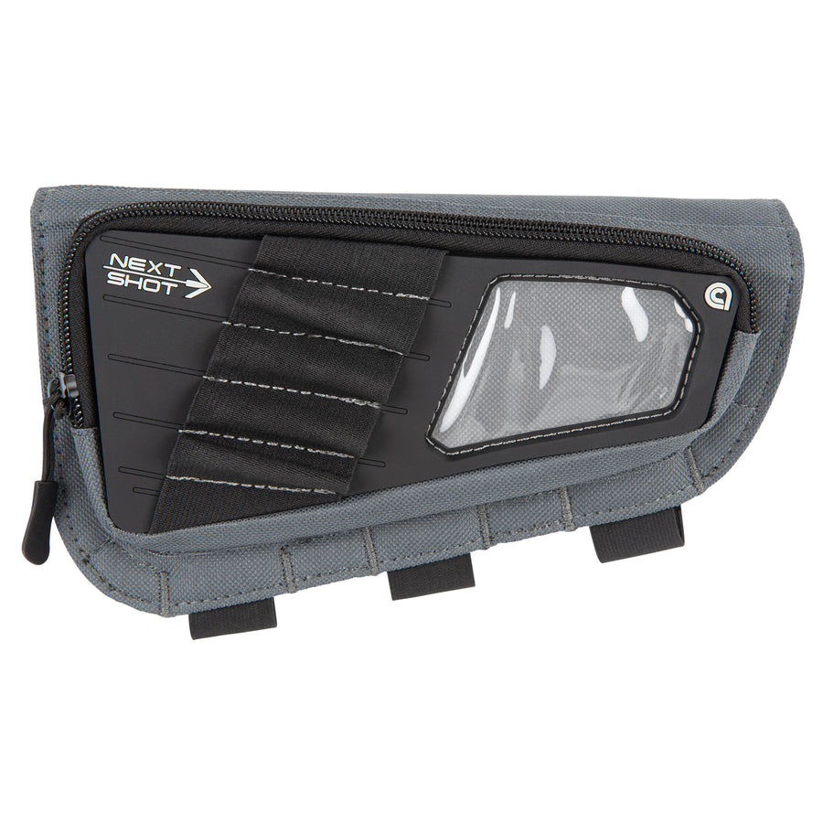 Allen Company Next Shot Cody Buttstock Pouch – Black and Gray Ammo Holder for Rifles and Shooting Accessories