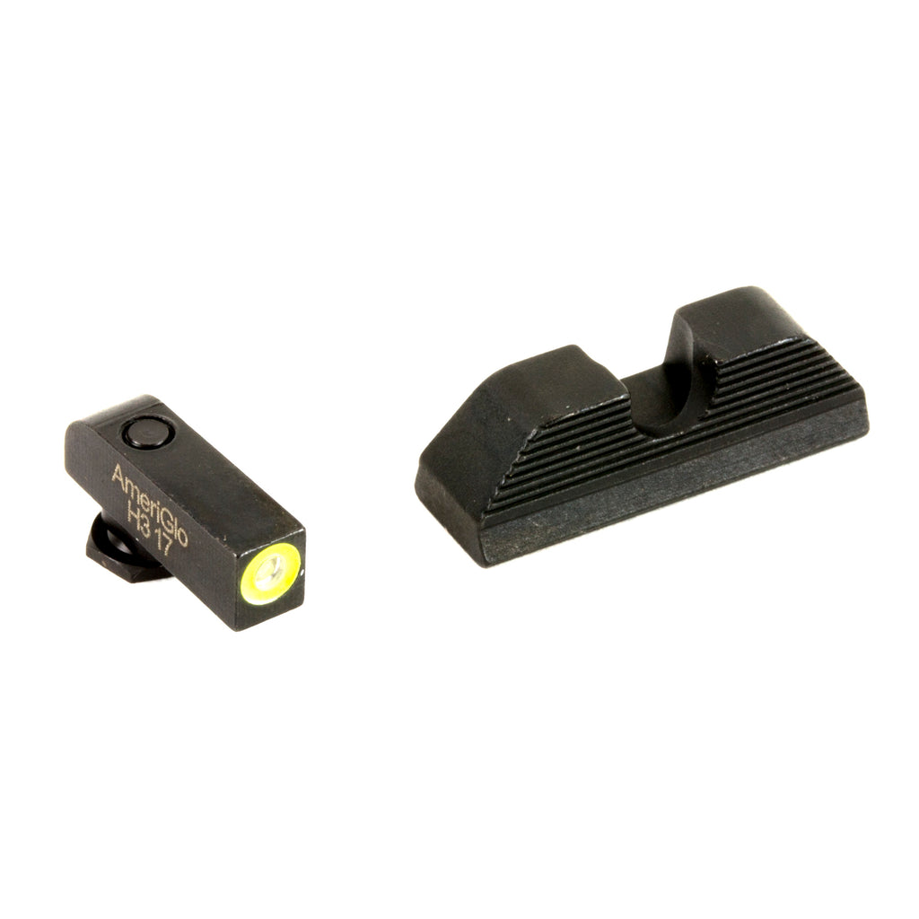 AmeriGlo UC Set for Glock Low Green/Black - Rapid Target Acquisition Sights