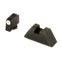 AmeriGlo Optic Compatible Sight Set for Glock MOS Pistols with Tritium Front and Flat Black Rear