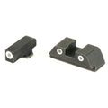 AmeriGlo Classic 3 Dot Tritium Night Sight for Glock 42/43, Green with White Outline