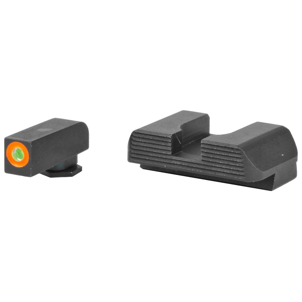 AmeriGlo Protector GL-436 for Glock 43 Front and Rear Sights with Black Serrated Rear and Tritium ProGlo Front