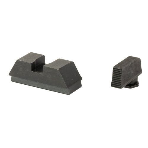 Ameriglo Optic Compatible Sights, Fits Glock 43X And 48, Black Front And Rear, .220" Front And .295" Rear