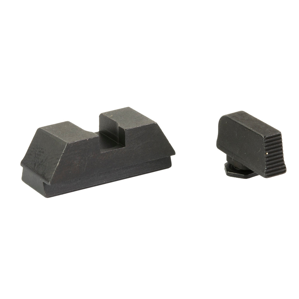 AmeriGlo Optic Compatible Sight Set for Glock 43X and Glock 48 MOS Pistols, Black