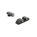AmeriGlo Classic Sight Set for Glock – Green Tritium Night Sights with White Outlines