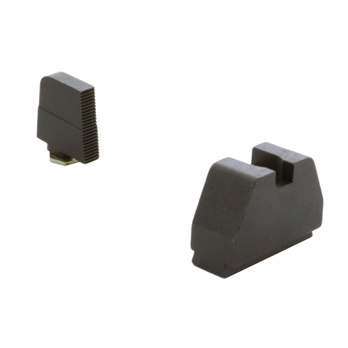 Ameriglo Optic Compatible Sight Set, Fits All Glocks/Cowitnesses With Glock 43X/48 MOS Black Serrated Front And