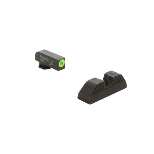 Ameriglo Protector, Night Sight, Fits Glock Gen 5 9 Round Box, Green Front With Lumigreen Outline, Black Serrated