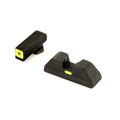 AmeriGlo CAP Set G/Y for Glock 42/43 – Combative Application Pistol Sights with Green Front Post and Yellow Rear Bar