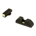 AmeriGlo CAP Pro O/O for Glock 17/22 Green Combat Application Pistol Sight
