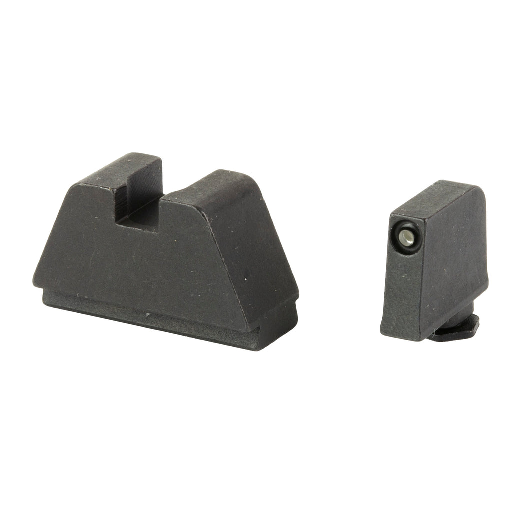 AmeriGlo GL-811 Optic Compatible Sight Set for Glock MOS Pistols with Tritium Front and Flat Black Rear
