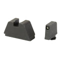 AmeriGlo GL-811 Optic Compatible Sight Set for Glock MOS Pistols with Tritium Front and Flat Black Rear