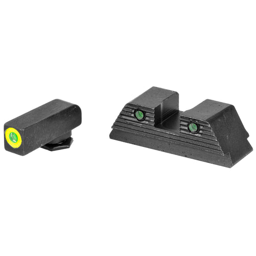 Ameriglo Trooper, Sight, Fits Glock 20 Round Box/29 Round Box/31 Round Box/36 Round Box/41, Green Tritium Lumilime