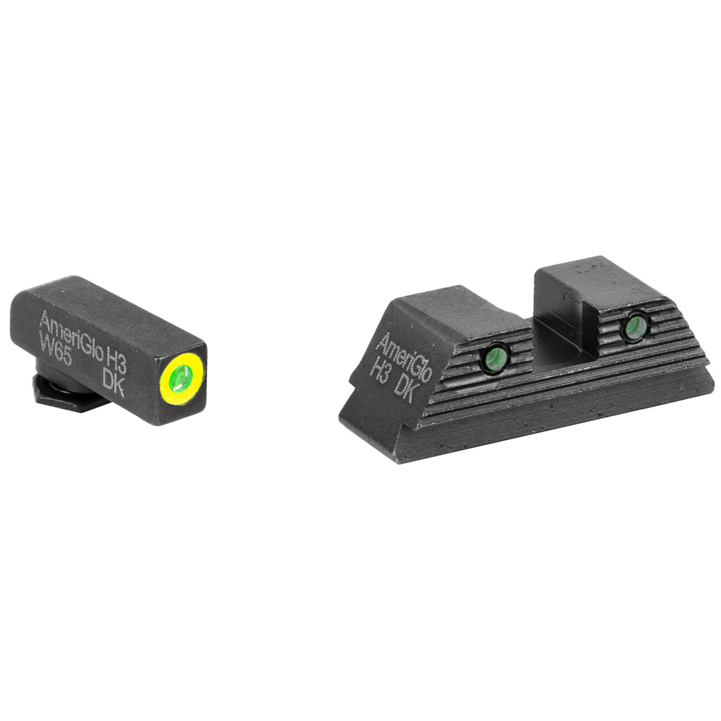 AmeriGlo Trooper Night Sight Set for Glock 20/21, Green and Lime