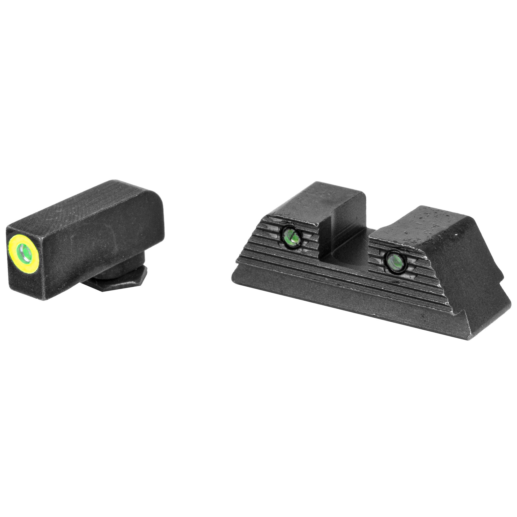 AmeriGlo Trooper Night Sight Set for Glock G5 17/19 with Green and Lime Illuminators