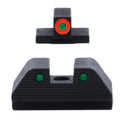 Ameriglo Trooper SW M&P Night Sight Set with Green and Orange Colors
