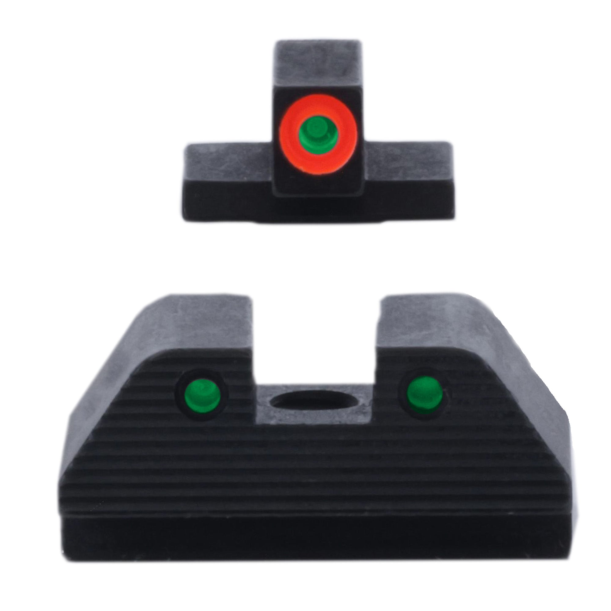 Ameriglo Trooper SW M&P Night Sight Set with Green and Orange Colors