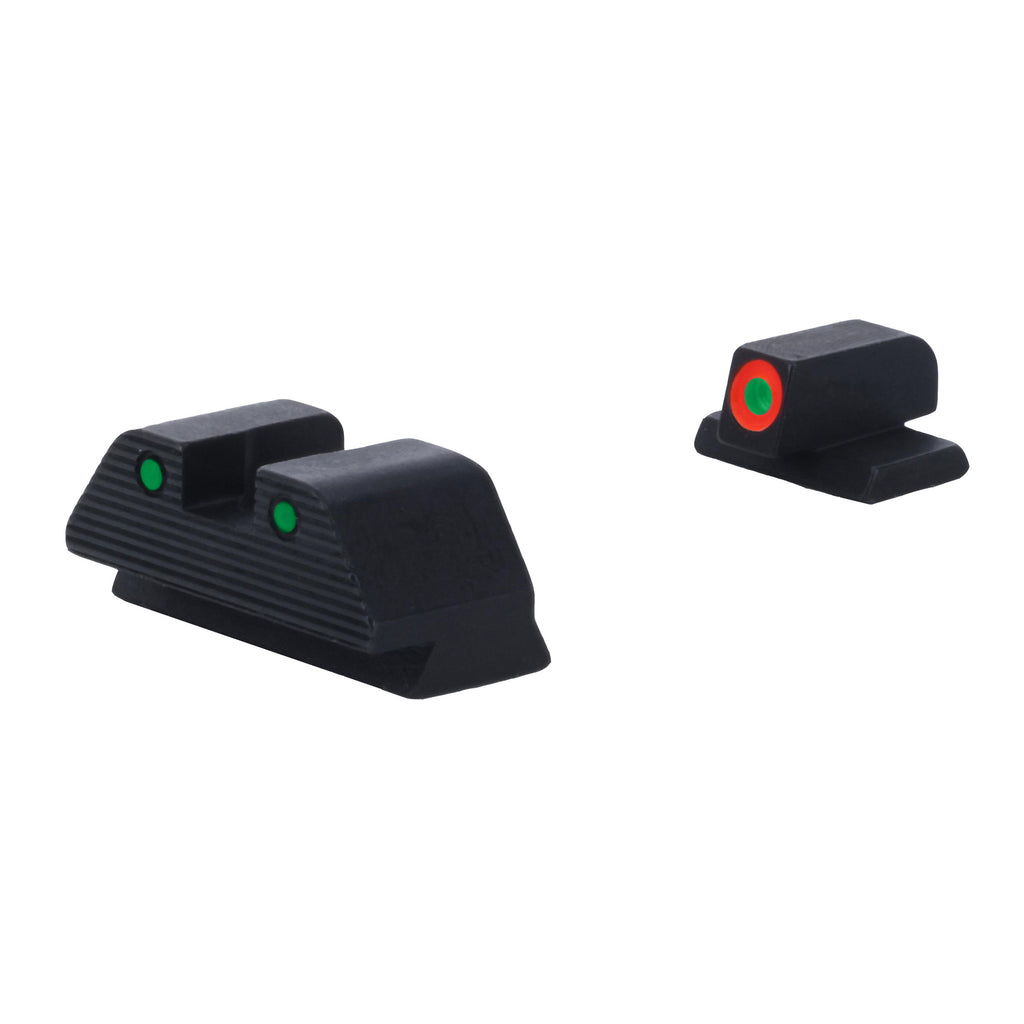 Ameriglo Trooper SW M&P Night Sight Set with Green and Orange Colors
