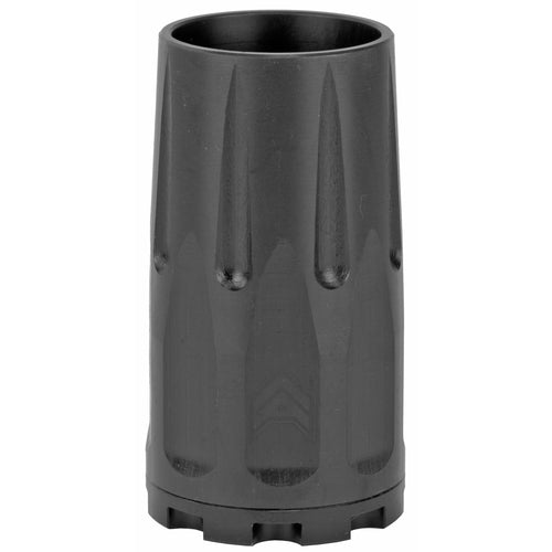 Angstadt Arms Blastwave, Blast Diverter, 9MM, 3 Lug Attachment, 2.5" Length, 1.33" Diameter, 6.5OZ Weight, Nitride
