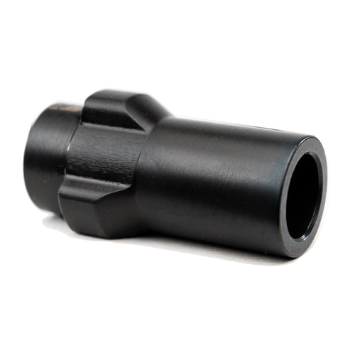 Angstadt Arms 3-Lug Muzzle Adapter, 9MM, 1/2X28, Nitride Finish, Black