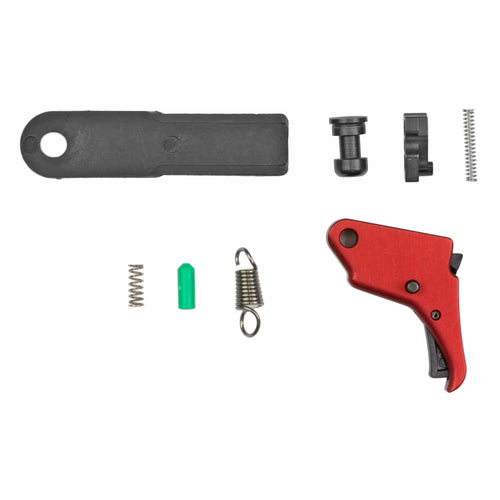 Apex Tactical Specialties APX100-056 Red Action Enhancement Trigger & Duty/Carry Kit for M&P Shield (9/40)