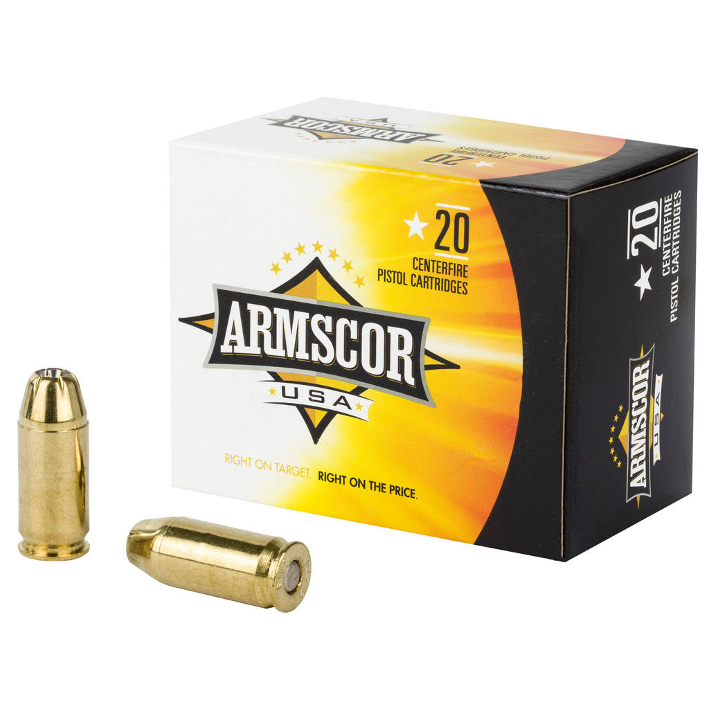 Armscor 45 ACP 230-Grain Hollow Point Ammunition – 20 R rounds per Box, 500 Rounds per Case