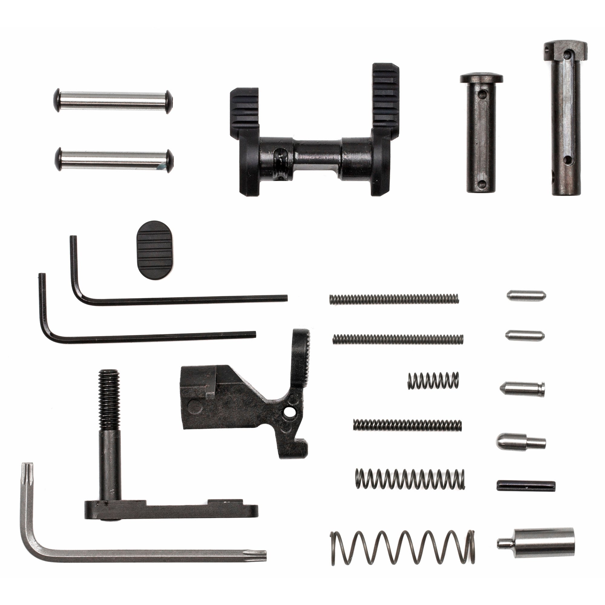 Armaspec ARM151-BLK Lower Parts Kit for AR-15 in Black