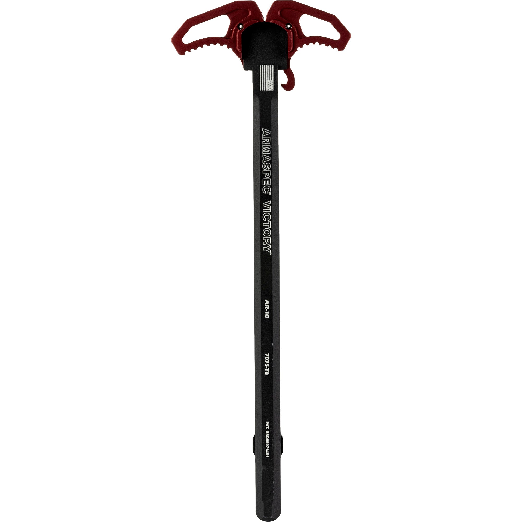 Armaspec Victory AR-10 Red Ambidextrous Charging Handle - Model ARM162-RED