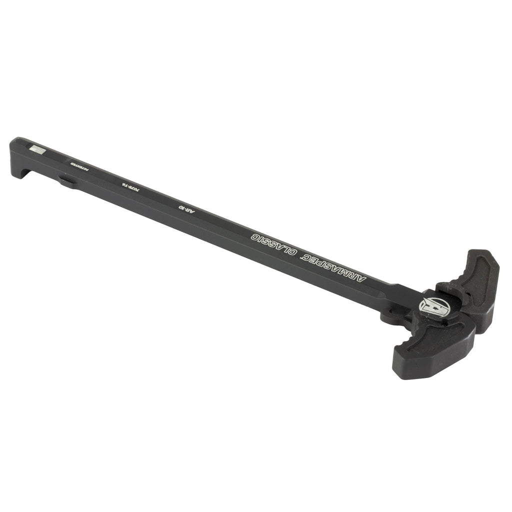 Armaspec Classic Charging Handle AR10 Black - Durable and Budget-Friendly AR-15 Accessory