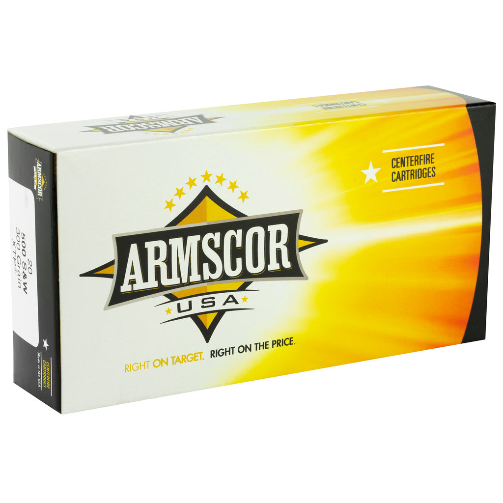 Armscor 500 S&W 300 Grain XTP Ammunition - 20 Rounds per Box, 400 per Case