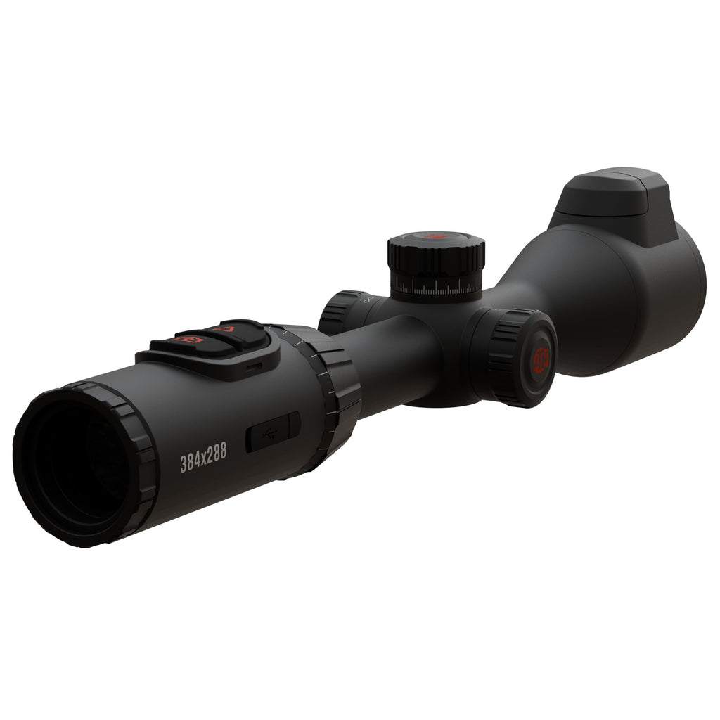 ATN Corp ThOR 6 Elite Thermal Optic with Laser Rangefinder and Ballistic Calculator, 3.5-28X, 35mm Objective, Black